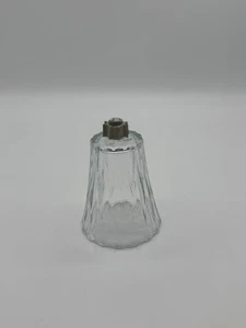 Homco Home Interiors Votivkerzenhalter geometrische Optik Klammer Klarglas - Bild 1 von 3