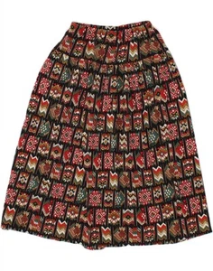 VINTAGE Womens Abstract Pattern A-Line Skirt W24 XS Multicoloured JK08 - Picture 1 of 3