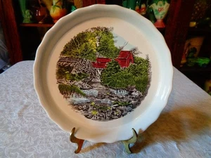 Johnson Brothers Friendly Village Ruffled Edge Pie Plate - Picture 1 of 7