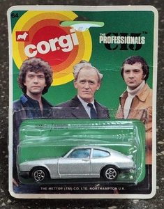 Seltene Corgi Juniors 64 "The Professionals" silber Ford Capri 3.0s blaue Glasur - Bild 1 von 13