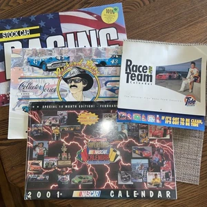 NASCAR Calendars 1991 Superstars, 1992 Petty, 2001 Sealed, 1994 Tide Race Team - Picture 1 of 22