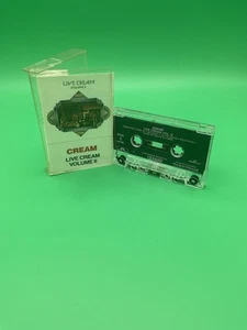 Cream Live Cream Volume II CASSETTE Tape 1972 Polydor Eric Clapton, White Room - Picture 1 of 1