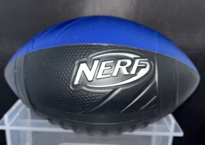 NERF 2017 Hasbro Pro Grip Football, Blue/Black Classic Foam Ball #F2864 13301 - Image 1 of 4