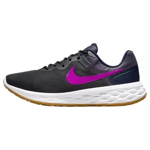 Mens Nike Revolution 6 Next Nature Anthracite Vivid Purple Running Shoes - Picture 1 of 7