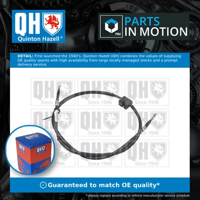 Handbrake Cable fits AUDI S8 4D 4.2 Rear Right 96 to 02 Hand Brake Parking QH - Image 1 of 4