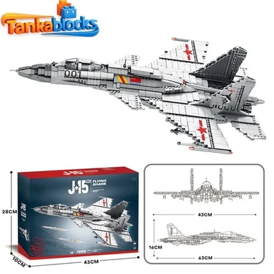 J-15 Fighter Building Blocks 1999PCS Air Force Model Toy Birthday Christmas gift - Image 1 of 4