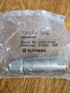 Conectores RF HUBER + SUHNER 11_N-50-4-10/133_NH de 1 pieza/conectores coaxiales N Str - Imagen 1 de 2