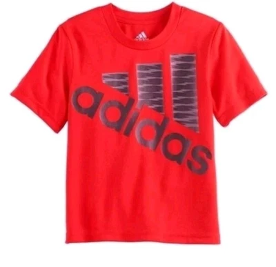Camisa Roja Adidas Niños Dri Fit Manga Corta Talla 5 Juvenil Usada en Excelente Condición Foto 1 de 4
