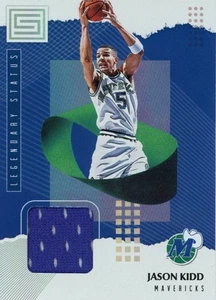 Jason Kidd Patch Silver Foil 2019 Panini Status Basketball #LM-JK - Picture 1 of 2