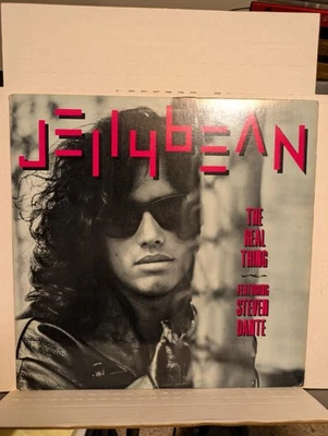 33 promo single~ Jellybean w/Steven Dante "The Real Thing" 1987 (NM-) - Image 1 of 4