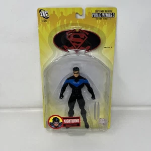 DC Direct Toys Nightwing Action Figure Superman Batman Nemici Pubblici Nuovo - Foto 1 di 7