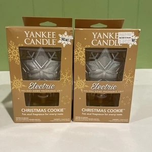 Yankee Candle Christmas Cookie Star Electric Plug In Home Fragrance Units-2 NIB - Picture 1 of 4