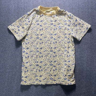 Polo Ralph Lauren Niños XL (18-20) All-Over Bear Algodón Jersey Camiseta Amarillo Azul Foto 1 de 4