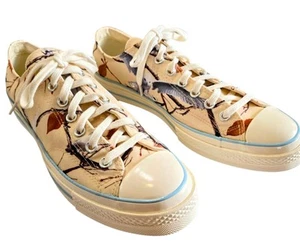 Converse Golf Wang x Chuck 70 Low Owl Camo Ivory/Yellow Mens 10.5 NEW - Picture 1 of 8