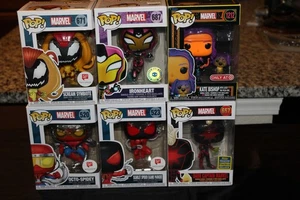 Marvel Pop Lotto 6 Dark Capt. Marvel 657, Scream Symbionte 671, Ironheart 687 - Foto 1 di 6
