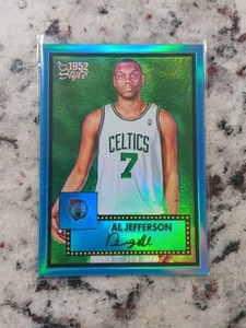 Al Jefferson 2006 Topps Cromo Blu Rifrattore /149 1952 Stile Boston Celtics - Foto 1 di 2