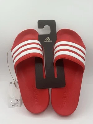 Adidas Unisex Adilette Shower Slide Red GZ5923 Men Size 9 Women 10 New With Tags - Image 1 of 4