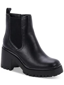 Aqua College Damen Raine Leder Stiefeletten zum Überziehen - Bild 1 von 1