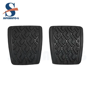 Nuevo juego de 2 pastillas de pedal de freno y embrague aptas para Toyota MR2 Corolla Tercel - Imagen 1 de 8