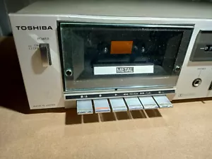 Vintage Toshiba PC-X15 Stereo Cassette Deck 1975 - FOR PARTS - Picture 1 of 13