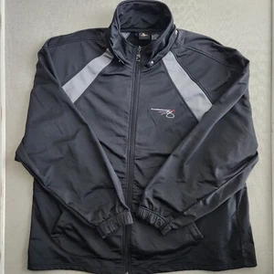 Vintage Shaquille O’Neal 34 Full Zip Jacket Men's XL Black Gray Basketball NBA - Picture 1 of 11