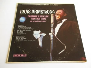 Louis Armstrong I'm Beginning To See The Light Vinyl LP Guest Star 1965 w/Duke E - Picture 1 of 4
