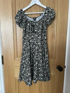 Boohoo Kleid/Tunika Größe 12 schwarz & grün - Bild 1 von 4