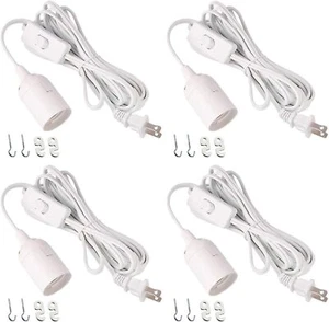360W 20ft Extension Hanging Lantern Pendant Light Lamp Cord Cable E26 Socket - Picture 1 of 7
