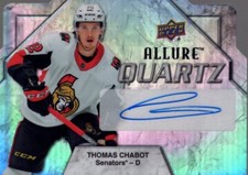 2019-20 Upper Deck Allure Quartz Auto #AQTC Thomas Chabot B - NM-MT