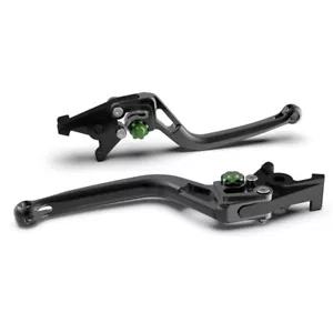 Kupplungshebel LSL BOW L20 mit ABE - schwarz / grün für Yamaha YZF-R6 600 - 1100 - Bild 1 von 1