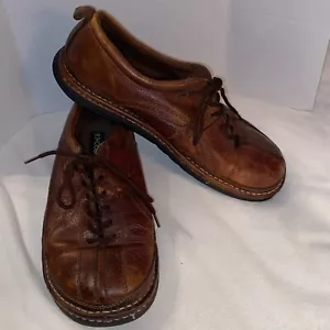 Vintage Y2K RJ Colt Samson Brown Leather Shoe Men Walking Shoe Size 11 - Picture 1 of 12