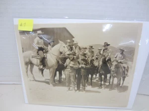 #7 Tarjeta de vestíbulo vintage GH-91-29, foto de prensa, fotograma de película, western, vaquero en blanco y negro - Imagen 1 de 2
