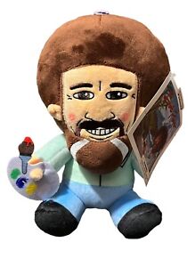 Bob Ross Kidrobot Plush Doll, The Joy of Painting -New -8.5" tall New With Tags