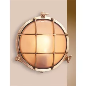 Applique in ottone lucido Tartaruga 21,5 cm da esterno illuminazione giardino - Foto 1 di 2