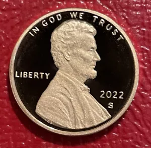 2022 S Lincoln Shield Cent Proof from US proof penny from US proof mint set - Picture 1 of 2