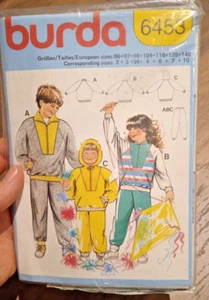 VINTAGE Burda 6453 Sewing Pattern 1980s/1990s, size 2-10, EUR 86 - 140 KIDS - Picture 1 of 2
