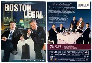BOSTON LEGAL *VG* SEASON 2 - 7 DISC DVD SET incl. ALL 27 EPISODES OF SEASON 2 - Picture 1 of 1