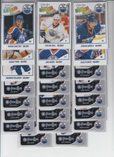 10/11 OPC Edmonton Oilers Team Set  w/RCs + Legends 23 Cards - Gretzky Hall RC +