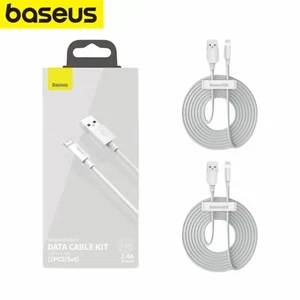 Baseus SET 2x kabel ładujący do iPhone'a kabel do transmisji danych kabel USB do Apple 2,4 A 1,5 m - Zdjęcie 1 z 7