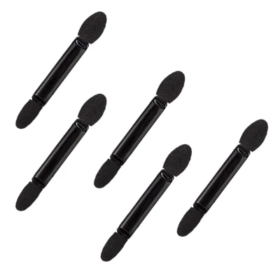 Lidschatten Pinsel, 5 Pcs Sponge Eyeshadow Brush, Lidschatten Pinsel Schwarz, Ei