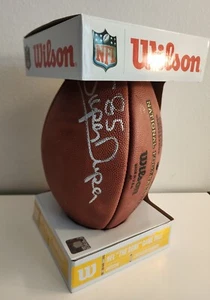 New Wilson The Duke Official NFL Authentic Game Ball signed By #85 WR MARK DUPER - Picture 1 of 5