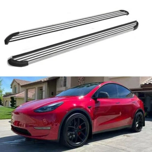 Running Boards fits for Tesla Modal Y 2020-2023 Side Step Nerf Bars - Imagen 1 de 7