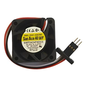 Fanuc Lüfter A90L-0001-0507#A, SanAce 40 WF 9WF0424F6D03 24VDC - Bild 1 von 1