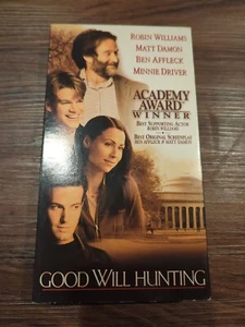 1997 Good Will Hunting VHS Movie Film Robin Williams Matt Damon Ben Affleck - Picture 1 of 1