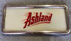 Original Ashland Oil Ad Glass Vintage Gas Pump / Service Station
