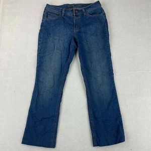 Code Bleu Soleil Curvy Bootcut Jeans Women's 10/29 Blue Mid Rise Cotton Blend - Picture 1 of 10