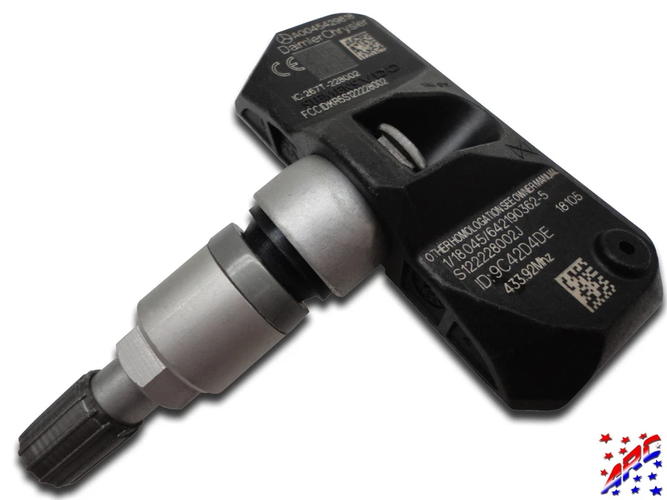 Sensor de presión de neumáticos TPMS A0045429818 433 MHz original OEM Mercedes-Benz Foto 1 de 1