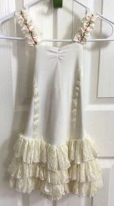 DOLLCAKE "Oh So Girly" dress, sz 4, off white, spec occasion - Picture 1 of 4