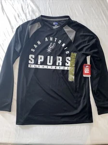 Neu mit Etikett San Antonio Spurs NBA schwarzes Langarmshirt, verschiedene Größen UVP $ 40 - Bild 1 von 4