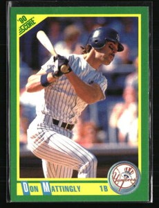 Don Mattingly 1990 Score #1  Baseball Card
